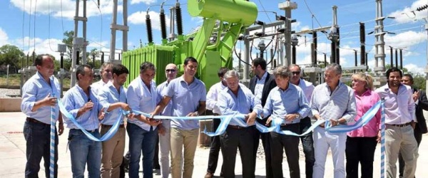 Aranguren y Urtubey inauguran una estación transformadora y una línea de alta tensión