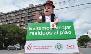 Campaña municipal en Salta para promover los buenos hábitos ambientales