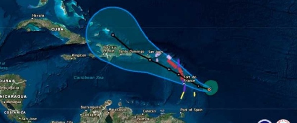 El huracán María alcanza la categoría 3 y se acerca a las Antillas Menores
