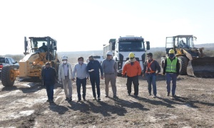 Sáenz supervisa las obras de la Circunvalación Noroeste de Salta