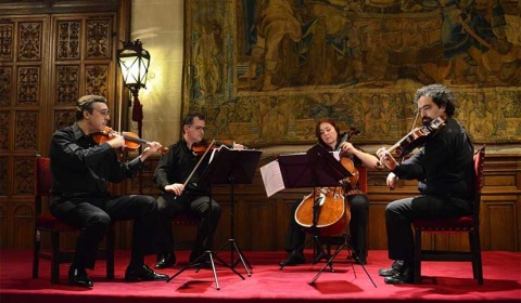 Concierto del Cuarteto Petrus & Mariano Rey en el Teatro de la Fundación Salta