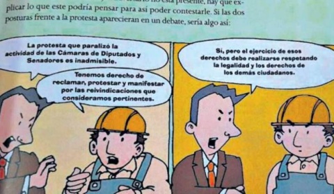 Dos palabras acerca del cómic sobre el derecho de huelga