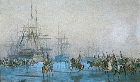 La captura de un barco enemigo a lomos de caballo: ¿Un hecho único en la historia?