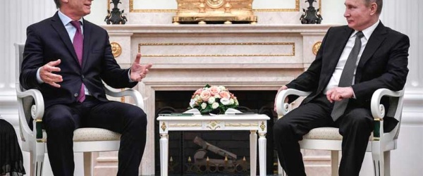 Macri y Putin buscan afianzar las relaciones entre la Argentina y Rusia