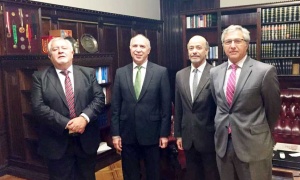 Jueces de la Corte de Justicia de Salta se reúnen con Lorenzetti