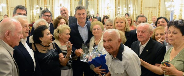 El presidente Macri se reúne con sobrevivientes del Holocausto