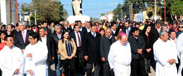 El vicegobernador Isa participa en las fiestas patronales de Joaquín V. González
