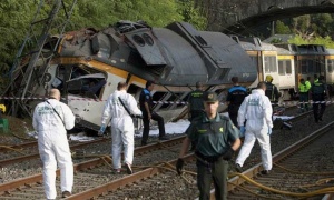 Cuatro muertos en un accidente ferroviario ocurrido en Galicia