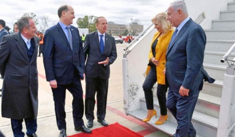 Arriba a la Argentina el primer ministro de Israel Benjamín Netanyahu