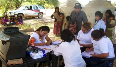 Operativo de documentación de comunidades aborígenes en el norte de Salta
