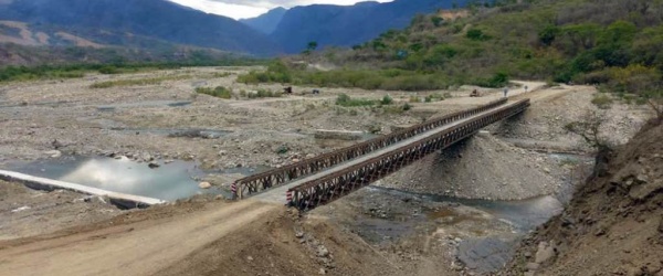 Orgullo salteño: el puente Bailey de Los Toldos que comunica con Bolivia