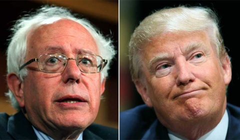 Donald Trump y Bernie Sanders se alzan con el triunfo en New Hampshire