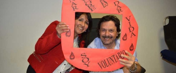 El intendente Gustavo Sáenz dona sangre en la campaña solidaria