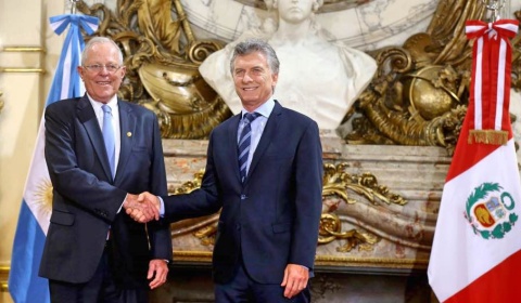 Macri y Kuczynski afianzan en Buenos Aires las relaciones bilaterales