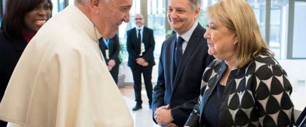 El Papa Francisco recibe la visita de la canciller Malcorra