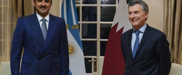 El presidente Macri se reúne en Doha con el emir de Qatar