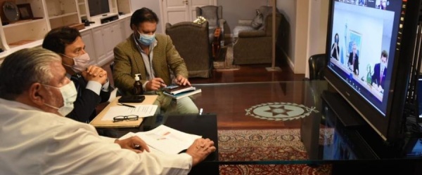 Sáenz participa en la reunión con el Presidente para analizar la situación epidemiológica