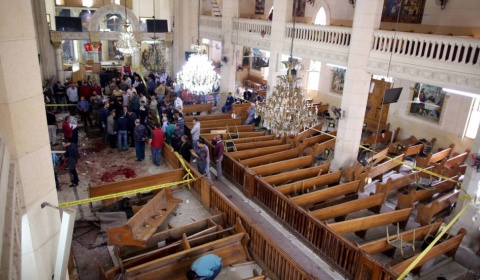 Otra explosión en una iglesia copta de Alejandría deja dos muertos