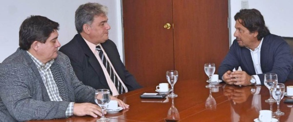 Sáenz recibe en su despacho al nuevo delegado de la Policía Federal en Salta