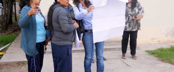 La Ministra de Justicia, Pamela Calletti, también sale a los barrios