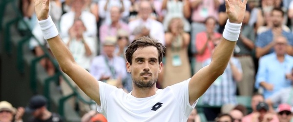 Guido Pella vence a Marin Cilic en Wimbledon