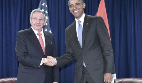 Barack Obama y Raúl Castro se reúnen en la sede la ONU en Nueva York