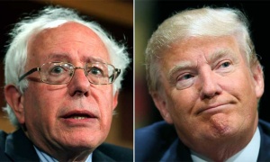 Donald Trump y Bernie Sanders se alzan con el triunfo en New Hampshire