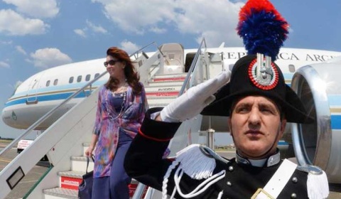 La Presidente de la Nación ya se encuentra en Roma para entrevistarse con el Papa