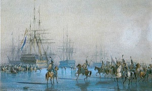 La captura de un barco enemigo a lomos de caballo: ¿Un hecho único en la historia?