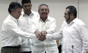 El gobierno de Colombia y las FARC anuncian un histórico acuerdo de paz