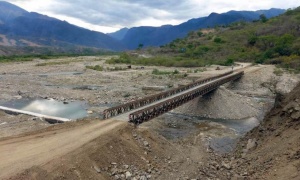Orgullo salteño: el puente Bailey de Los Toldos que comunica con Bolivia