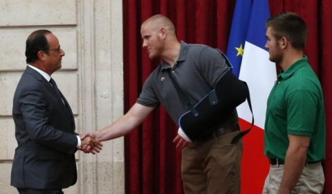 Francia otorga la Legión de Honor a los héroes del tren Thalys