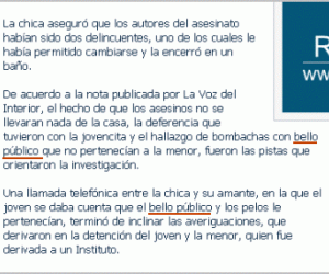 Una noticia 'traída de los pelos'