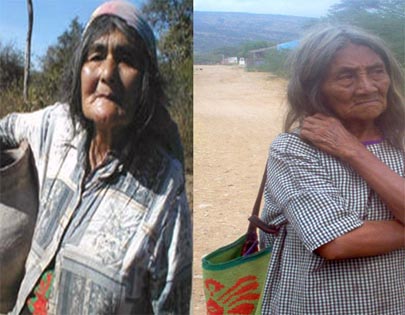Ancianas wichi en Salta