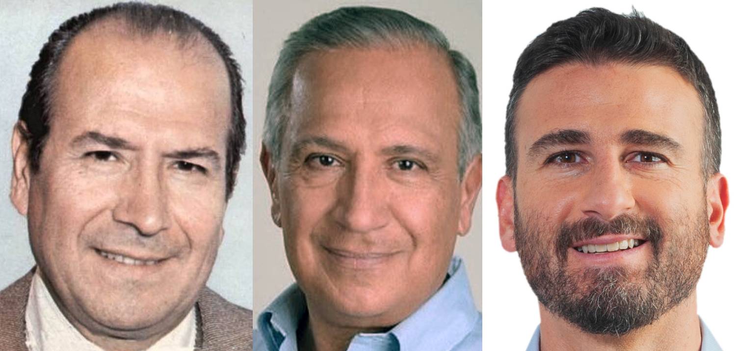 Tres generaciones de candidatos