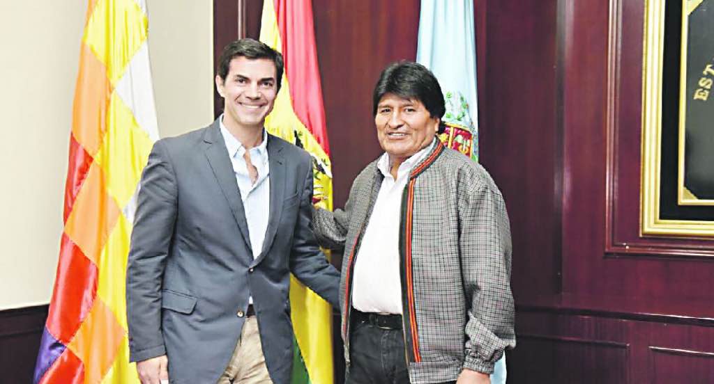 Juan Manuel Urtubey y Evo Morales