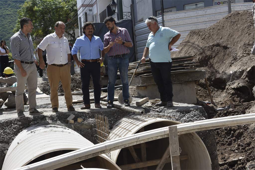 Imagen del recorrido por las obras del canal