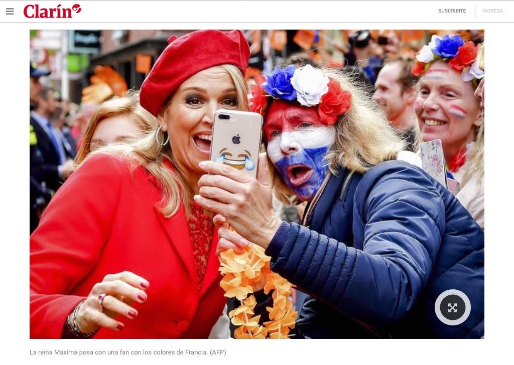 La reina de Holanda y su 'fan' francesa mt_nothumb