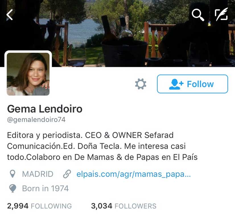 Perfil suprimido de Twitter de Gema Lendoiro mt_nothumb