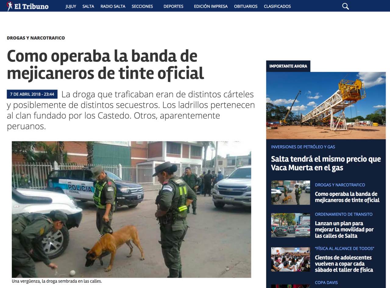 Información periodística publicada en Salta, Argentina mt_nothumb