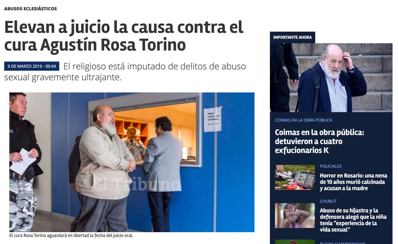 Rosa Torino, a la izquierda, y Bonadio, a la derecha
