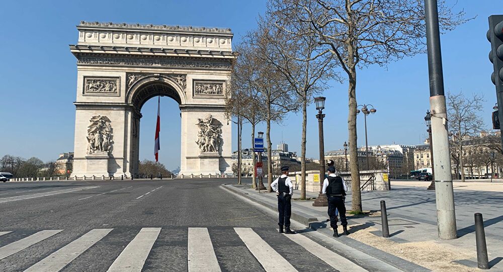 Las calles de París vacías