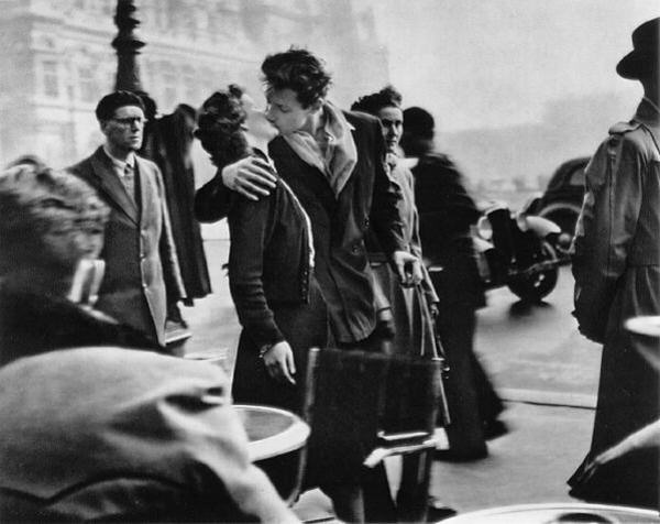 'Le baiser de l'Hôtel de Ville', fotografía de Robert Doisneau