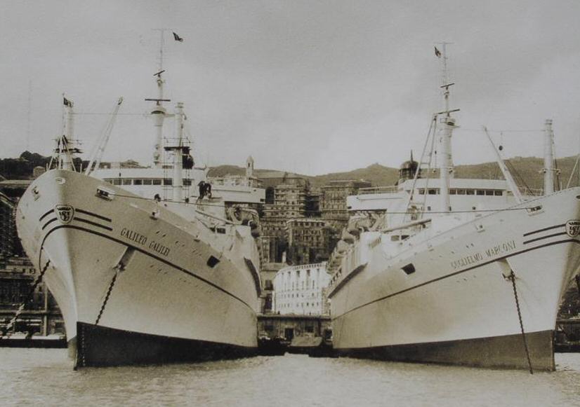 Los barcos Galileo Galilei y Guglielmo Marconi